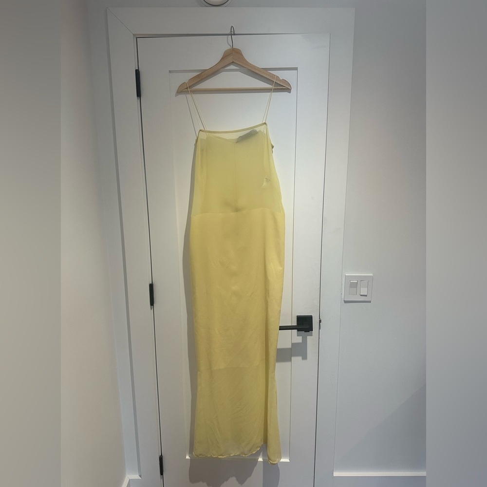 JACQUEMUS La Robe Brezza Sheer Maxi Dress - Size FR38 (US6) - Picture 5 of 8